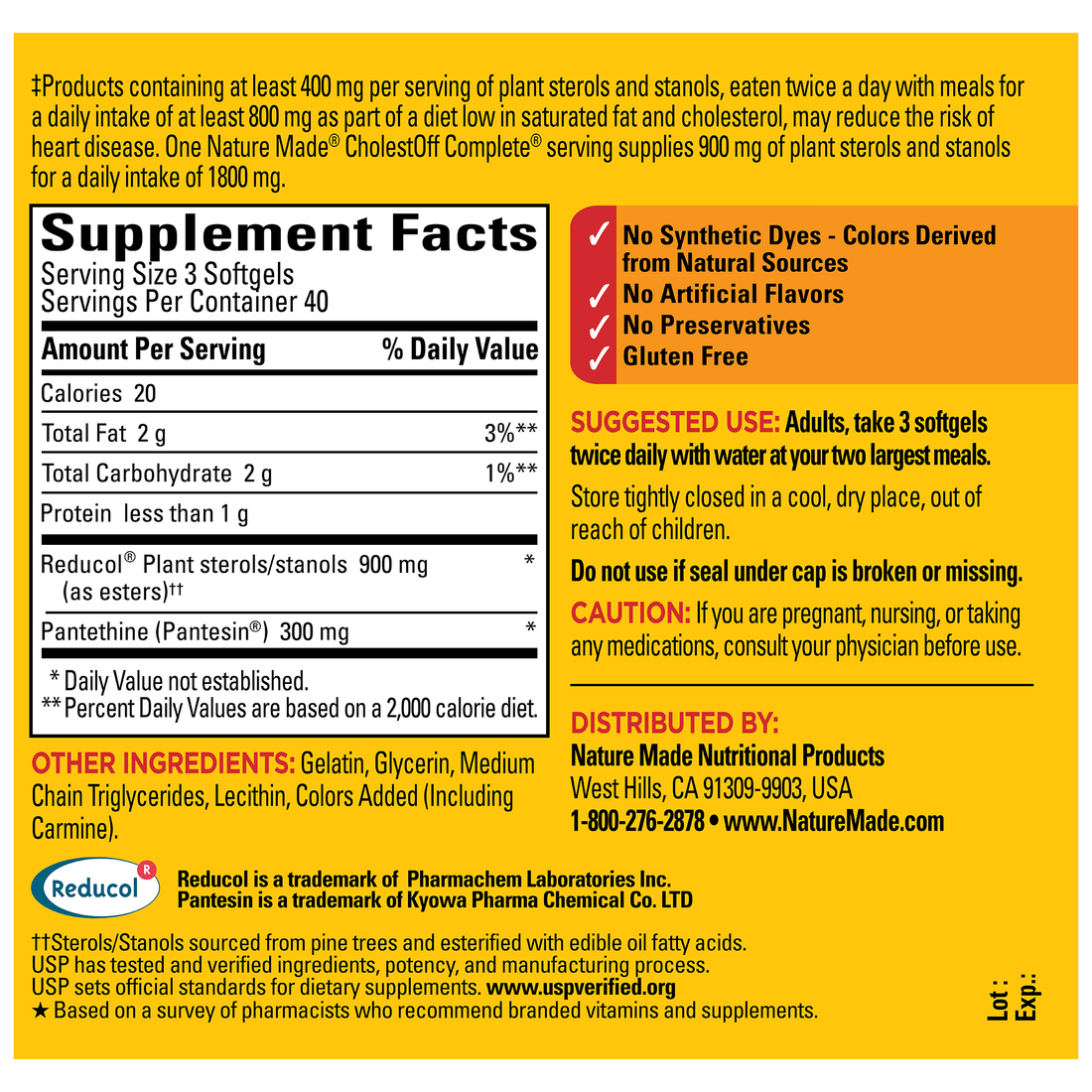 CholestOff Complete | Plant Sterols and Stanols | Nature Made®