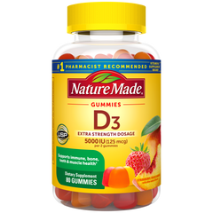 Vitamin D Extra Strength 5000 IU (125 mcg) Gummies