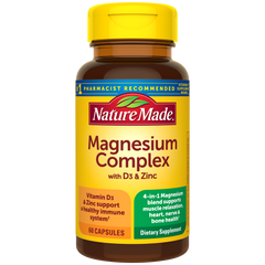 Magnesium Complex Capsules with D3 and Zinc