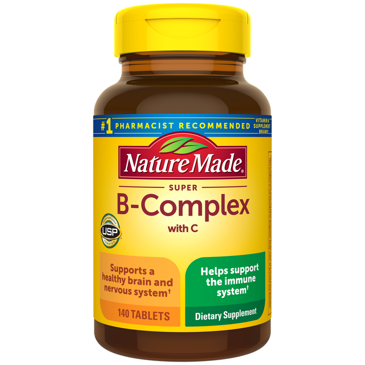 Super B-Complex With C Tablets | Convert Food Into Energy | Nature Made®